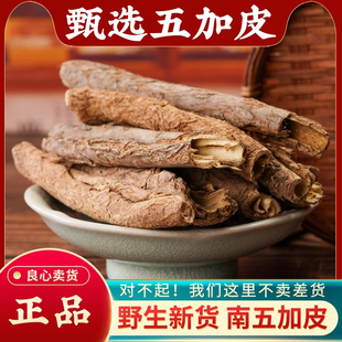 五加皮正品中药材香五加皮 北五加皮 香五加皮根新鲜干货无硫500g
