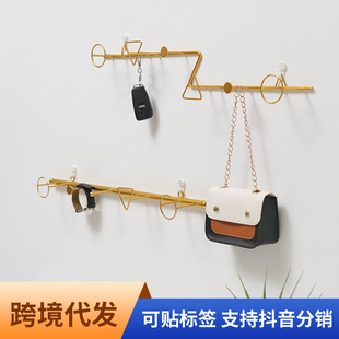 铁艺挂钩试衣间挂衣架壁挂墙壁玄关进门口衣服挂钩门后创意挂衣钩