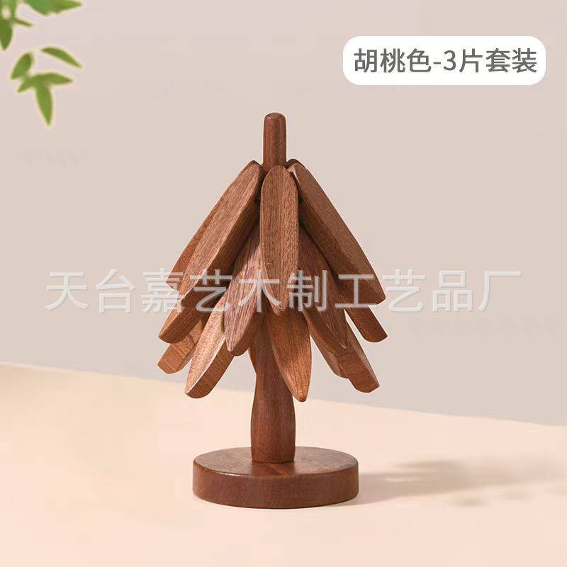 实木隔热垫餐桌防烫垫一棵树家用耐高温锅垫盘垫子中式碗垫高级感