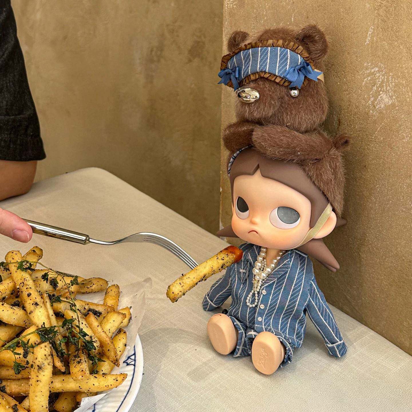 Zsiga嘎子姐娃衣向往之处套装玩偶娃娃条纹睡衣可动人偶bjd 潮玩