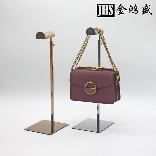 现货D字型挂包架玫瑰金包架7字