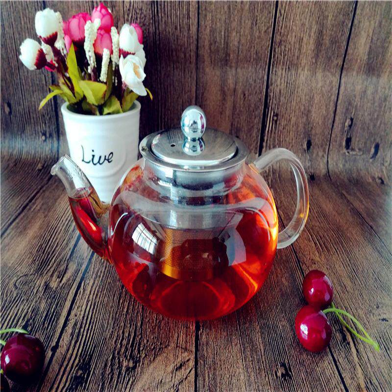 玻璃茶壶茶具不锈钢过滤花茶壶功夫泡茶壶钢漏壶煮茶壶
