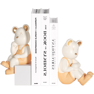 奶油风暴力熊酒柜摆件网红客厅柜子玄关电视柜装饰品新房乔迁礼物