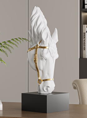 创意饮水马艺术摆件办公室装饰