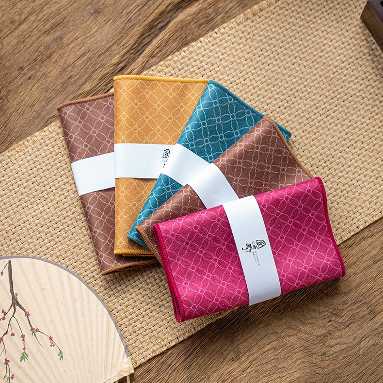 双面吸水茶巾茶布茶具茶台专用毛巾茶布垫加厚养壶巾高档茶桌抹布