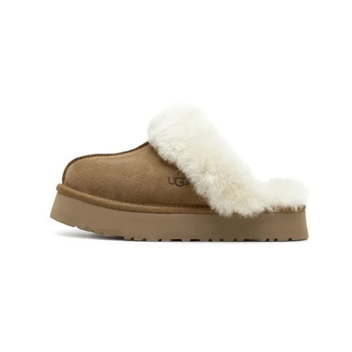 UGG 舒适保暖包头拖鞋/家居拖鞋栗子棕1122550-CHE