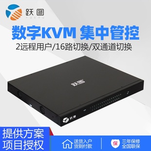 1216数字IP远程KVM切换器2远程16口切换集中管控数字KVM 跃图AID