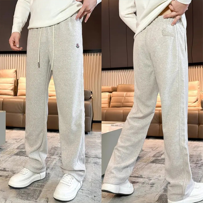 冬季新款舒适亲肤毛呢裤松紧腰弹力百搭直筒裤宽松修身男士休闲裤,男装,休闲裤,淘宝优惠券,粉丝福利购,淘宝优惠卷