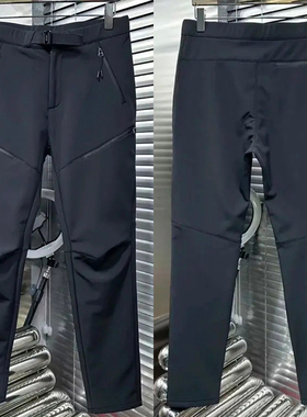 三防软壳冲锋裤男款三合一直筒登山裤春秋夏季户外防风防水机能裤