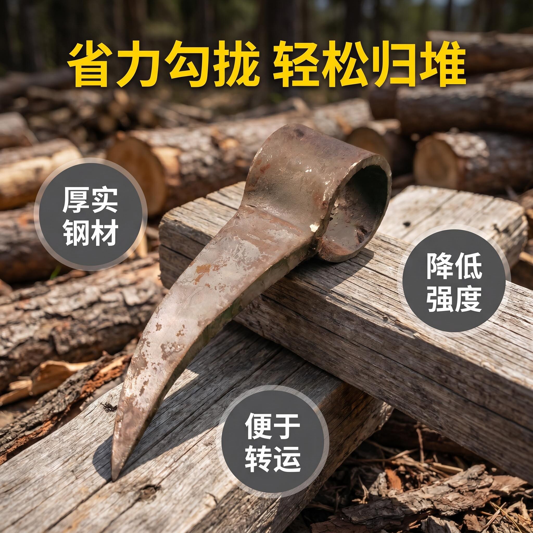 捞钩抓钩托木钩装卸转运拉木钩