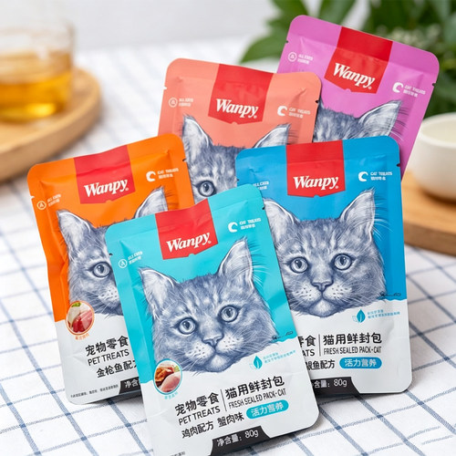 wanpy顽皮鲜封包全阶段营养猫粮