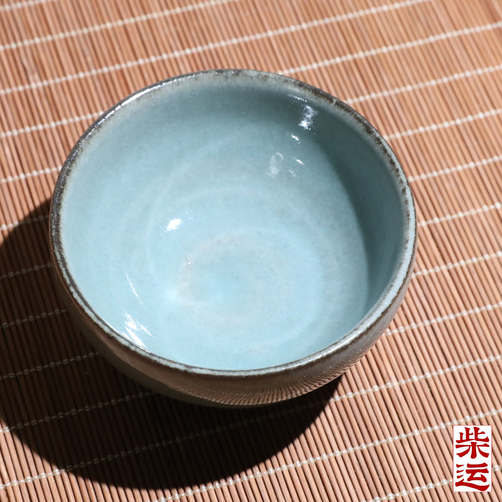 青瓷建盏铁盏门柴烧龙窑