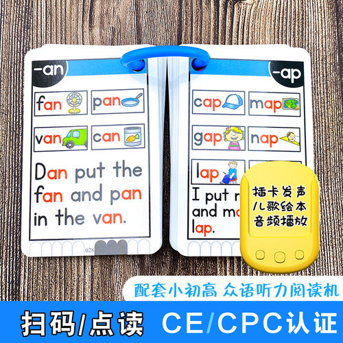 Read and MASTER I can read Phonics Flash cards英语自然拼读卡