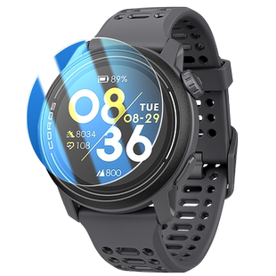 适用于高驰PACE3手表钢化膜pace2圆形手表膜全屏覆盖运动竞技手表贴膜高清蓝光pcae3/2防爆防指纹屏幕玻璃膜