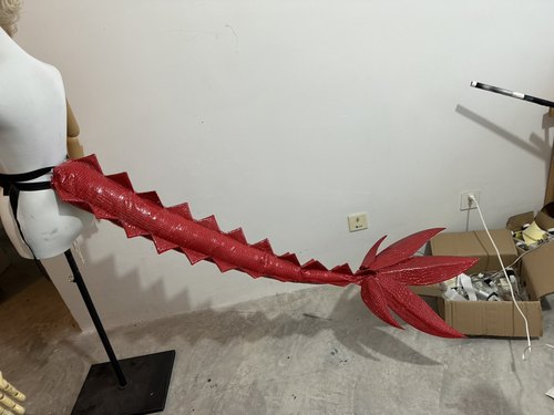 Fgo兽阶尼禄索多玛之兽德拉科尾巴cos道具定做