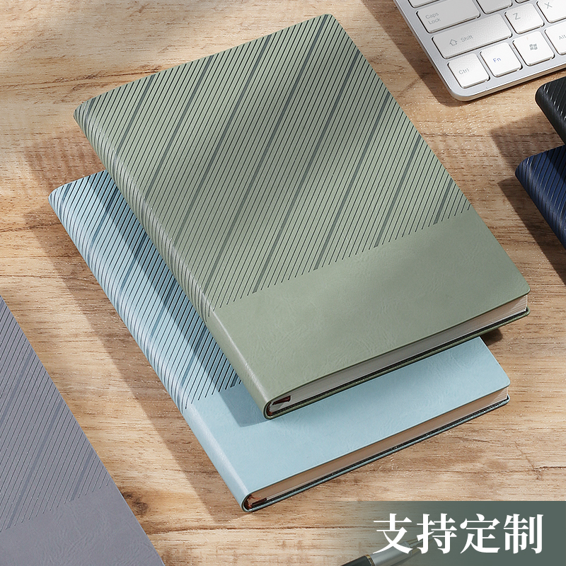 申士69系列高档软皮压纹笔记本子