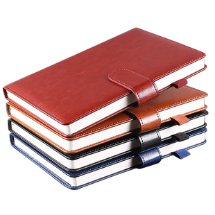 申士570系列A5商务笔记本子可印logo办公B5工作日志记事本定做加厚皮面手账本订做会议记录本批发定制日记本