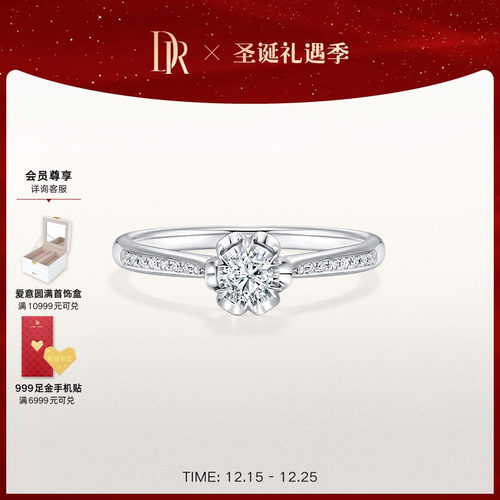DR简奢求婚钻戒单钻女款钻戒