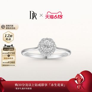 DRBELIEVE系列花漾经典款 求婚钻戒 18k金钻石戒指婚戒订婚WJ0791