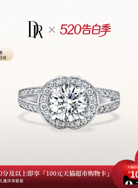 DRLOVE LINE奢华款求婚钻戒一克拉钻石戒指官方旗舰店正品WJ0399