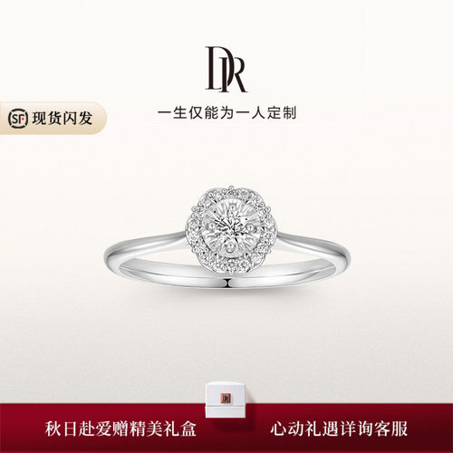 DRBELIEVE经典款求婚钻戒真分色