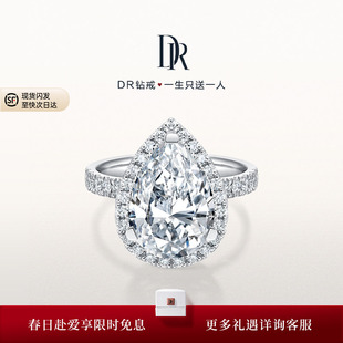 ONLY系列 DRTHE ONE 求婚钻戒钻石大克拉奢华美钻WJ0387 简奢款