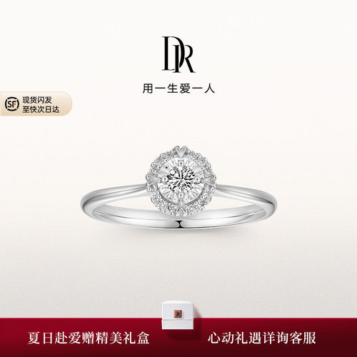 DRBELIEVE经典款求婚钻戒真分色