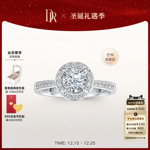 DR卢浮宫求婚钻戒钻石婚戒