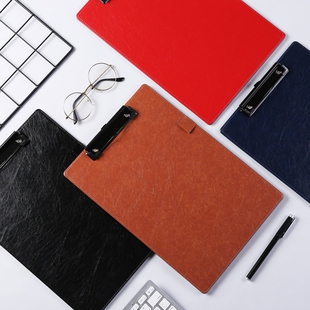 毅力达文件夹办公用品皮质板夹A4文件夹板文具用品垫板夹写字板夹
