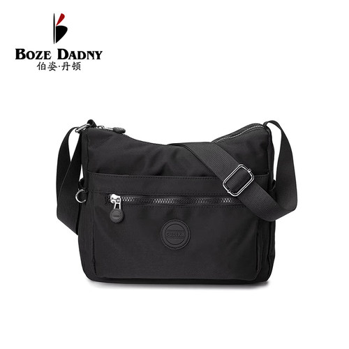 伯姿丹顿轻便运动帆布斜挎短途出差旅行包百搭运动风格邮差包