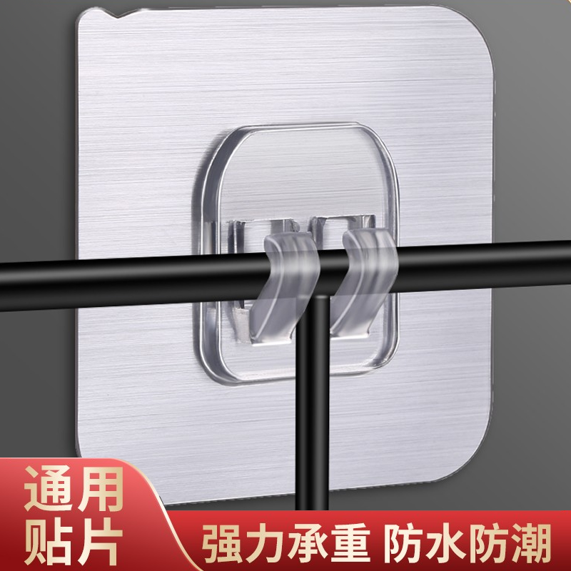 免打孔置物架挂钩卡扣壁挂