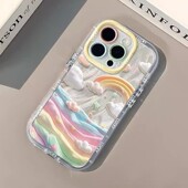 pura70荣耀300 200 100 奶油云朵适用华为mate60pro手机壳新款 90羽纱magic7 6保护套nova13女12小众P40泡芙50