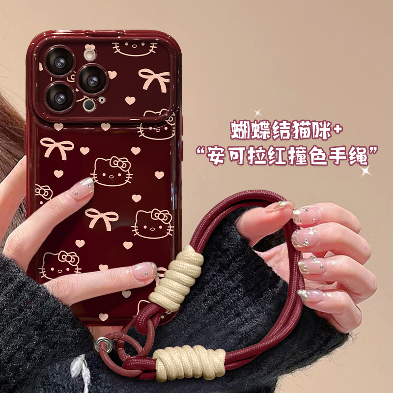 Kitty猫适用苹果16promax手机壳