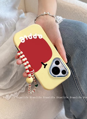 红色苹果适用vivos20手机壳vivox200ultra高级s19/s18女iqoo13/neo9保护套x100pro/x90新款y300软y76s/Y35