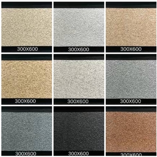 3060红麻石墙砖厨卫洗手间浴室黑白灰色瓷砖餐馆阳台庭院防滑地砖