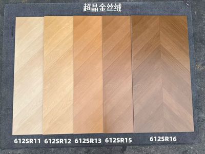 客厅书房卧室金丝绒仿木瓷砖600x1200民宿咖啡餐厅茶馆鱼骨木纹砖