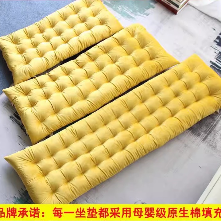加厚椅垫躺椅棉垫子新款靠垫睡椅坐垫折叠床沙发红木摇椅藤椅通用
