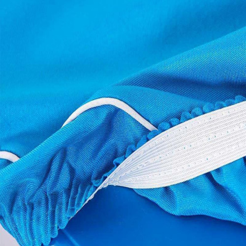 学校教室蓝色桌套双人定做