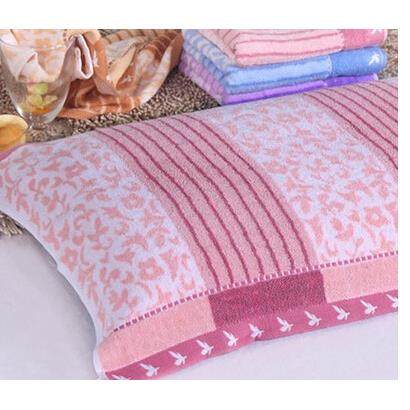 上海老式枕巾一对装盖纯