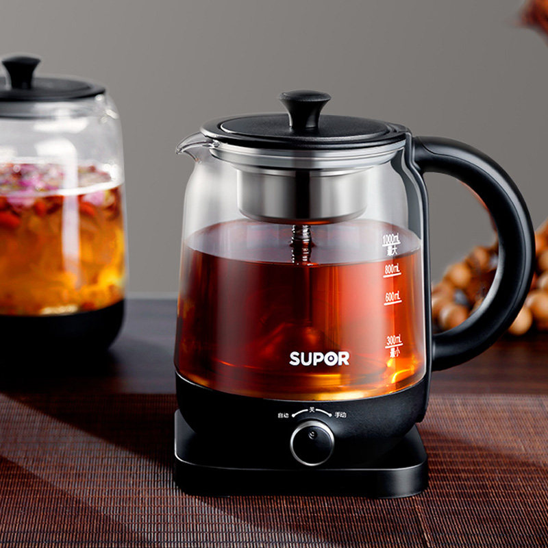 3苏泊尔煮茶器家用煮茶壶黑茶专用多功能全自动养生蒸汽喷淋式泡茶