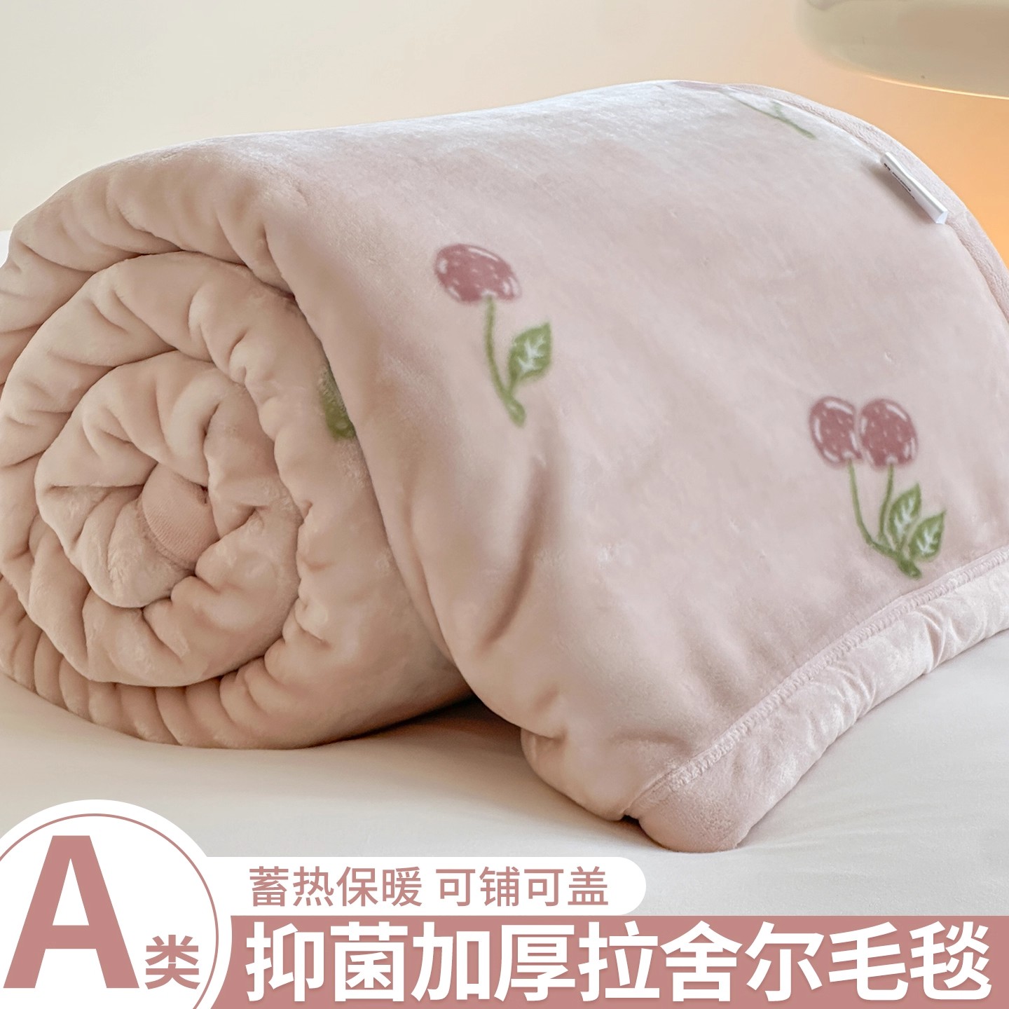 冬季加厚拉舍尔毛毯保暖牛奶绒珊瑚绒宿舍盖毯毯子沙发毯被床上用