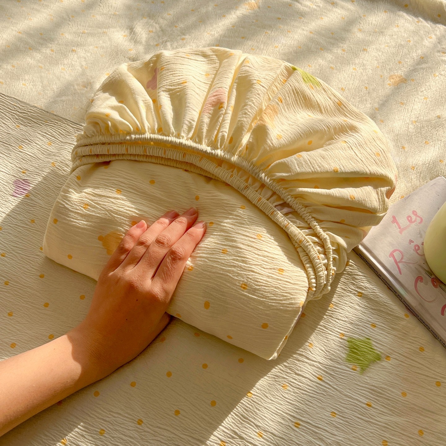 奶油风木棉床笠单件2026新款非全棉纯棉床罩床垫保护罩全包床单套,床上用品,床笠,淘宝优惠券,粉丝福利购,淘宝优惠卷