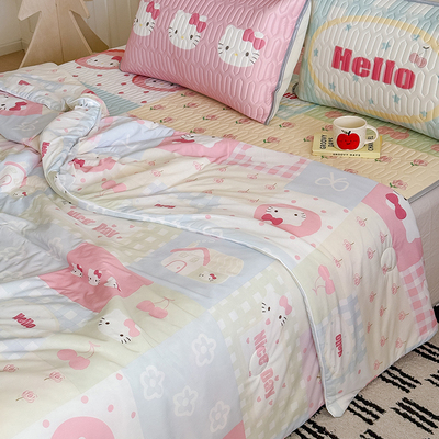 少女心kt猫夏凉被夏天卡通凉感