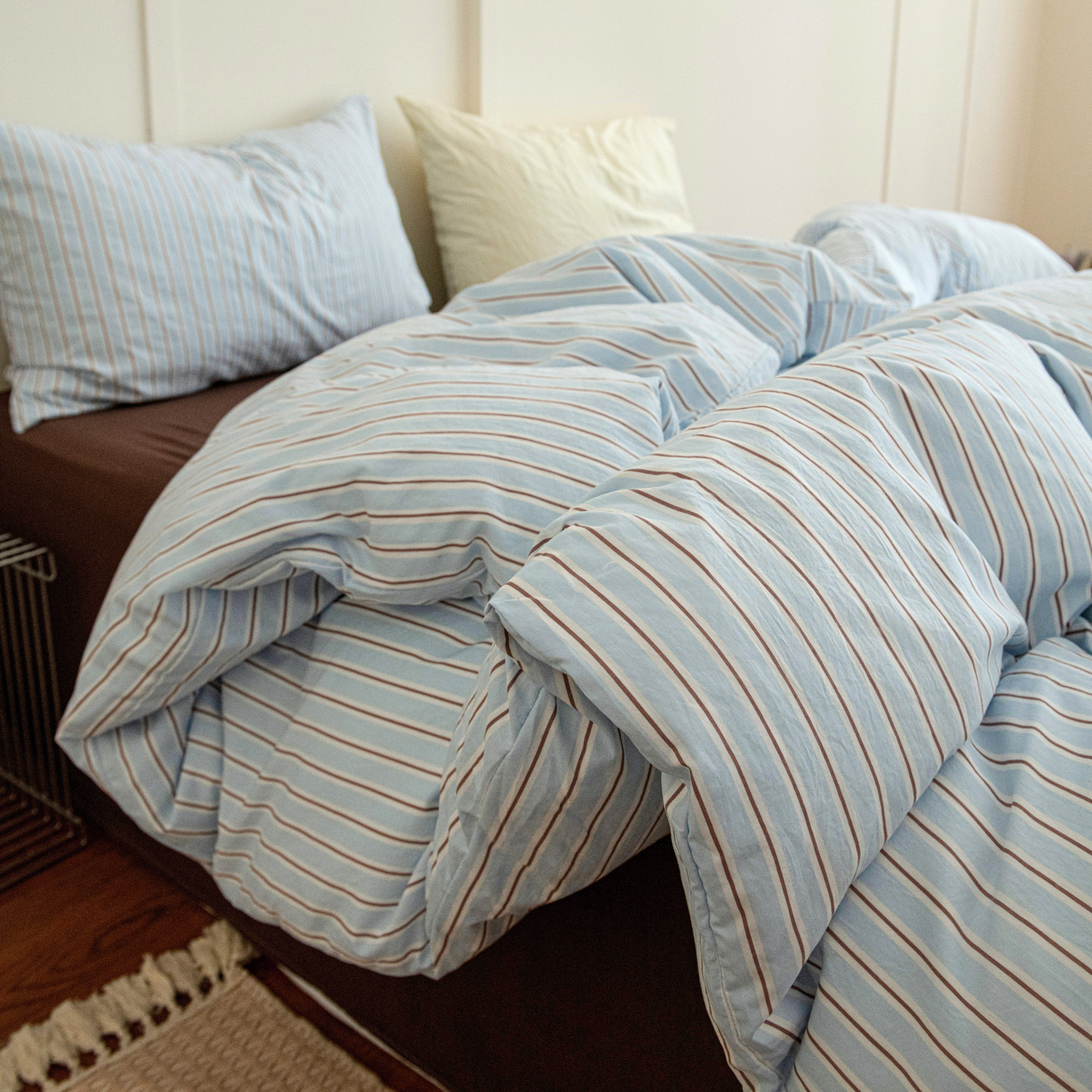 海盐可可床上四件套水洗棉2025款