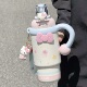 巨无霸吸管女保温冷喝水杯大容量少女心高颜值冰霸杯ins学生杯子