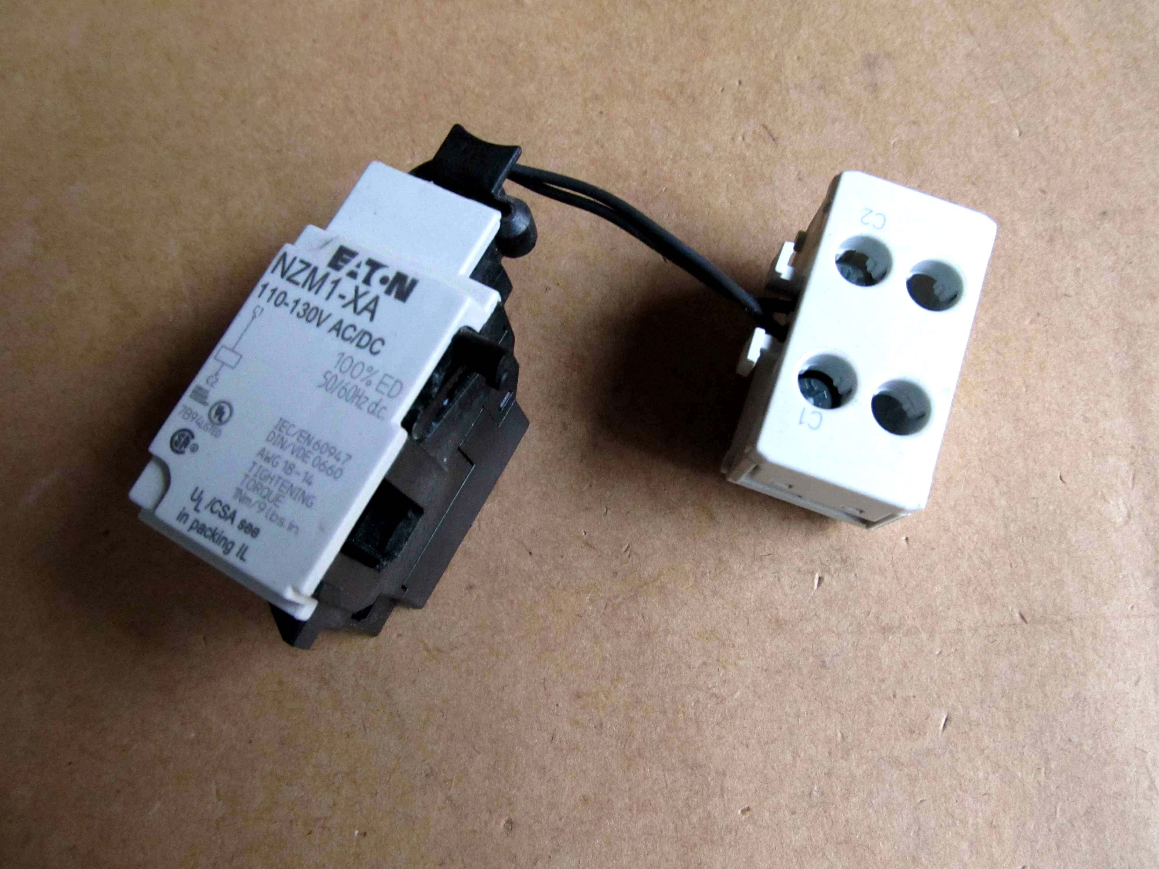 nzm1-xa 110-130vac/dc 正品伊顿eaton 断路器分励脱扣器