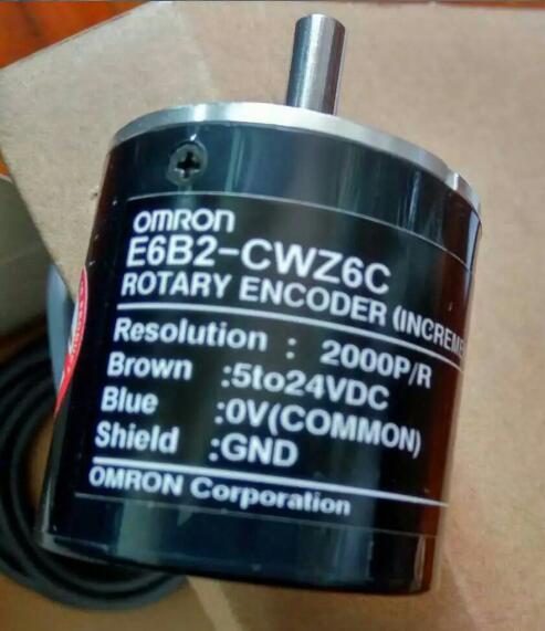 全新omrom高速旋转编码器e6b2- cwz6c 2000脉冲5-24v 6线编码器
