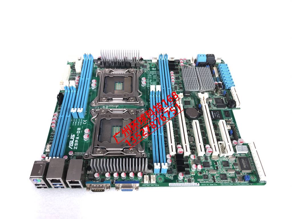 原装asus/华硕 z9pa-d8 双cpu服务器主板 2011针主板