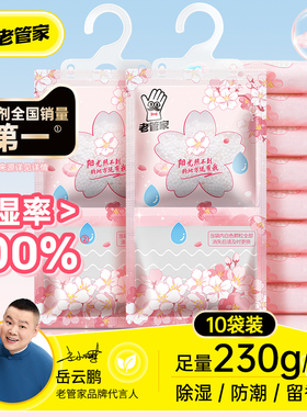 老管家除湿袋干燥剂防潮防霉包可挂式回南天除湿神器家用室内吸湿