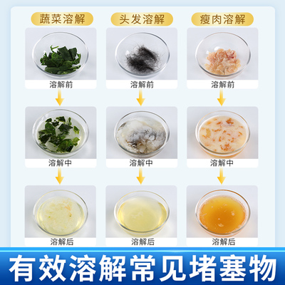 老管家管道疏通剂强力溶解液体通下水道厨房油污清洁马桶堵塞神器